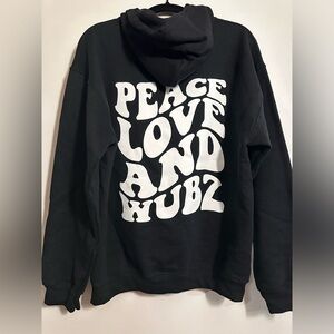 Peace Love and Wubs Hoodie - Medium